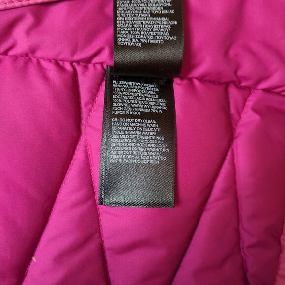 The North Face Aconcagua 550 Down Puffer Vest‎ Pink Womens Small - Picture 9 of 11